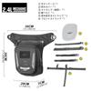 Rhinowalk Motorcycle Tank Bag with Magnetic Quick Release Leg Waist Pack for Outdoor Thigh Bike Riding Crossbody Bag Backpack for Leg Bag Strap, Men,