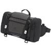 RS TAICHI Motorcycle Body Bag Waist Bag Waterproof Large Capacity Touring Rain Cover Included Hip Bag (L) RSB291 CHARCOAL