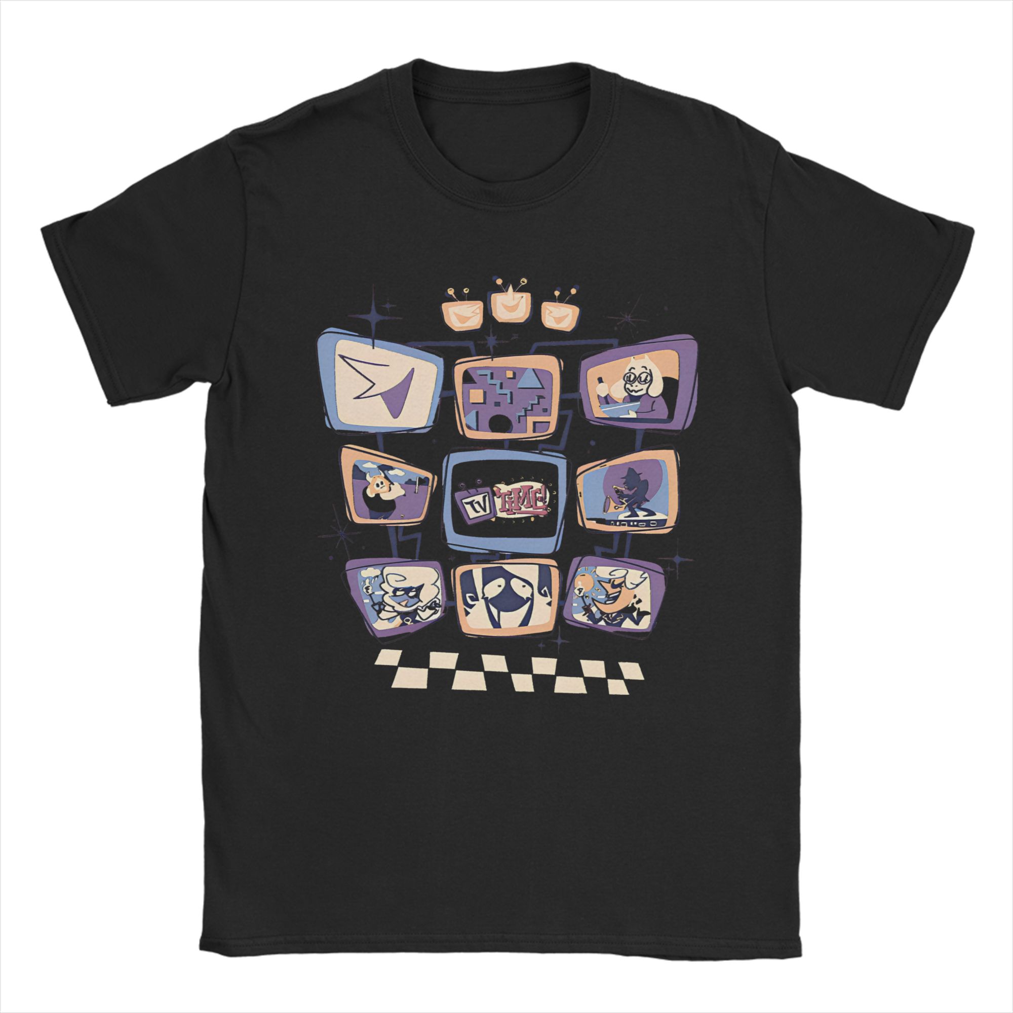 Retro TV Screen Collage T-shirt M