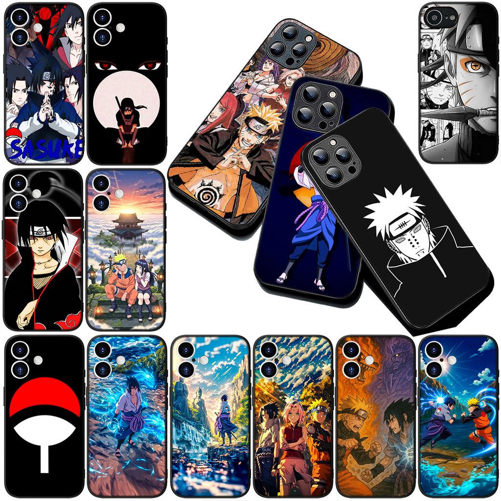 Narutos Uchiha Sasuke Phone Case for Apple iPhone 17 16 14 15 Plus Pro Max 16E ProMax + 15Plus 15+ 16+ Protective Cover