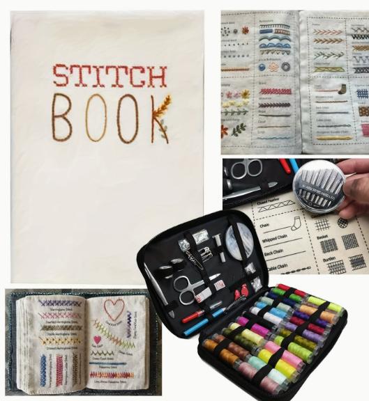 Quaderno di Ricamo, Libro di Ricamo e Cucito, Ricamo Fai da Te, Kit di Ricamo, Libro sul Punto Erba, Creativo, Decorazione per la Casa