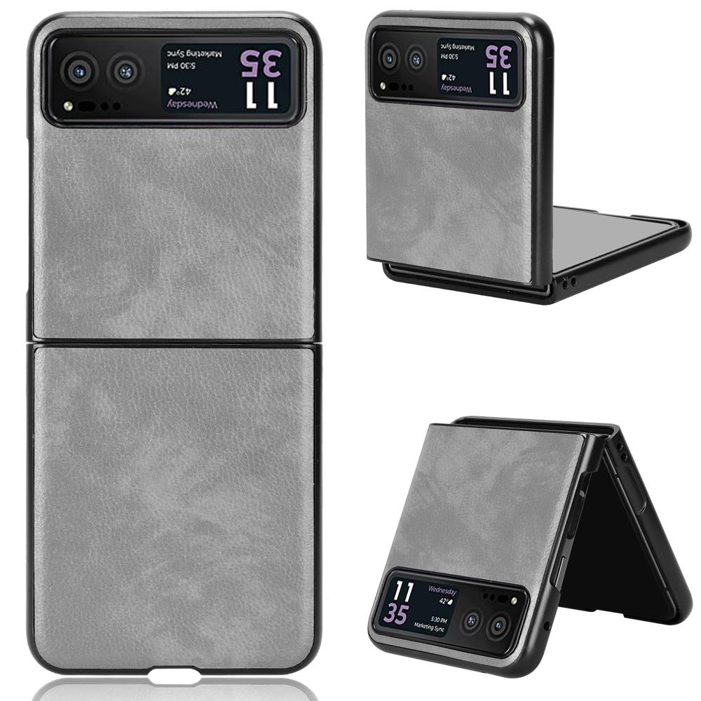 Grey PU Leather
