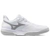 Mizuno Wave Exceed Court Advanced Comfortable Shock Absorption Slip Resistant Durable Low Top Tennis Shoes Women Sneaker White Gray 61GA251903