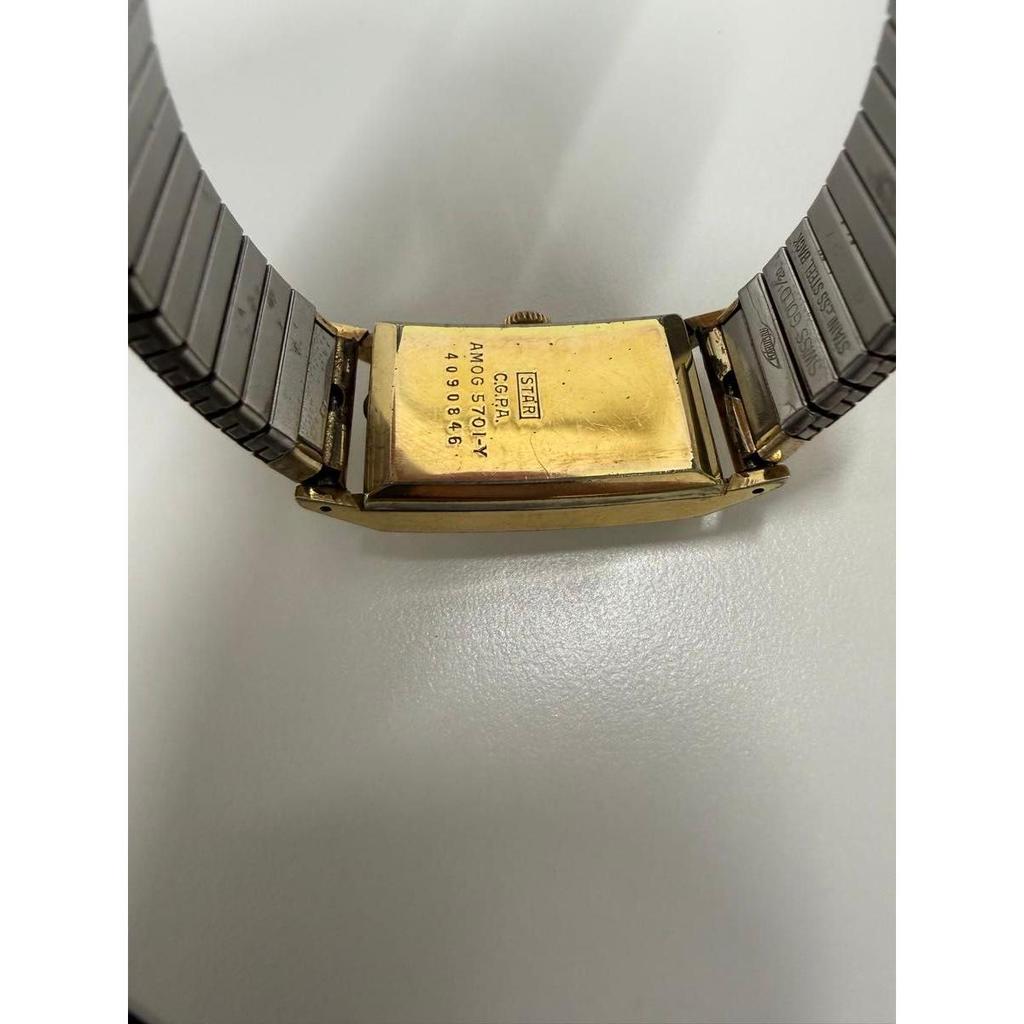 Used CITIZEN Citizen Ladies Watch Automatic Winding 21JEWELS Gold Square Vintage
