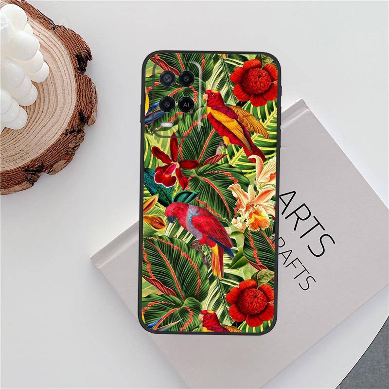 

Birds Vintage Tropical FLORAL Case For Oppo A80 A78 A98 A40 A60 A18 A38 A58 A15 A17 A77 A74 A94 A54 A57S A16 A76 A96 Cover OPPO A54 4G
