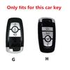 Styling Car Zinc Alloy Leather Remote Key Case For Ford Mustang 2017 Edge F250 2018 Fusion/New Mondeo/Expedition Accessories