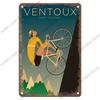 Hisun Tin Sign Vintage Bicycle Poster Metal Signs Plaque Retro Bike Cyclocross Metal Plate Tin Sign Garage House Wall Decor Xcm
