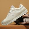 Sneakers Casual Herr Design Retro Löparskor Mode Mikrofiberläder Höjdökande Plattformsportskor Brädskor
