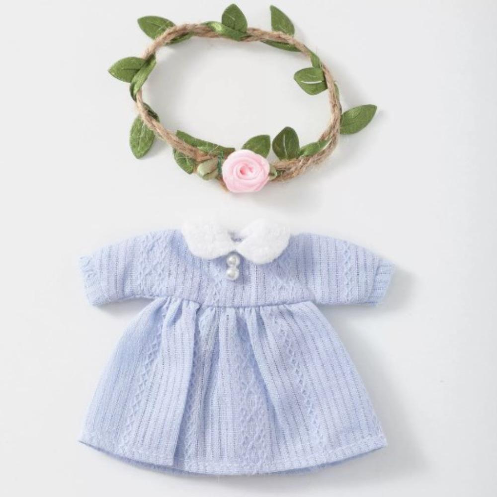 Long Sleeve Fairy Outfits Dresses Doll Clothes Skirt for 1/11 OB11 Dolls/for 1/12 BJD Doll