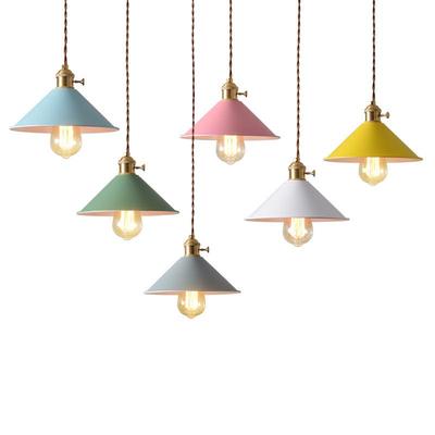 Luminária Pendente Macaron de Cabeça Única Estilo Nórdico para Loja de Roupas, Restaurante ou Quarto