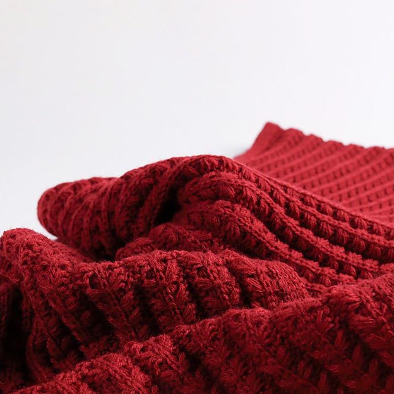 Frauen Winter Schal Neue Koreanische Woolen Schal Liebhaber Männer Und Frauen Verdicken Warme Studenten Einfarbig Gestrickte Schals Bib