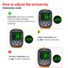 DT1000 DT1600 Infrared Thermometer Professional 13 Laser Points Non Contact Digital Pyrometer IR Temperature Gun High Temp Alarm
