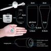 Mini Led Lights Usb Rechargeable Small Waterproof Flashlight Led Light High Brightness Keychain Pocket Light For Camping Walking