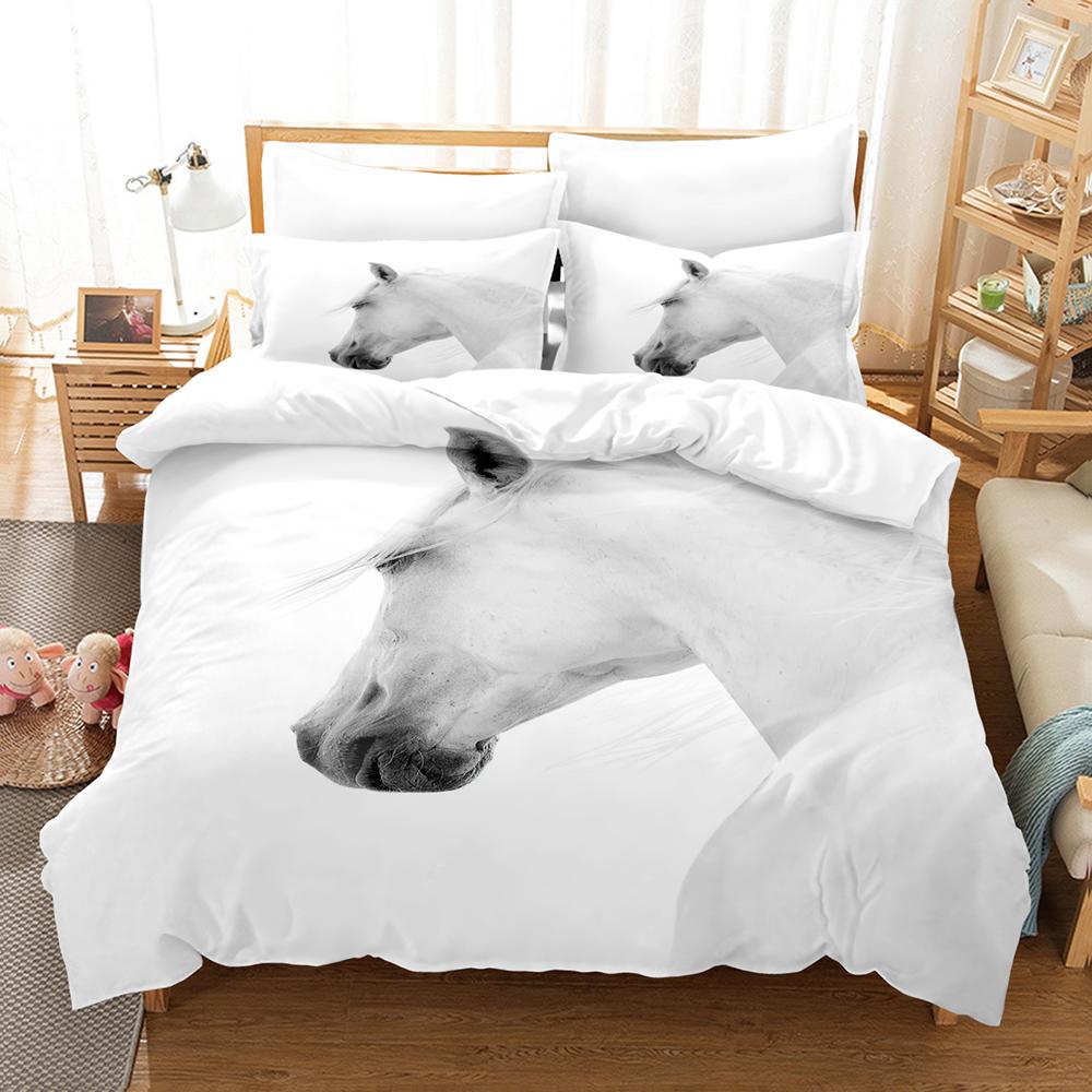 Fairy Tale Bedding Set Unicorn Butterfly Soft Comfortable Duvet Cover King Queen Double Single Size Kids Boys Girls Birthday Gif