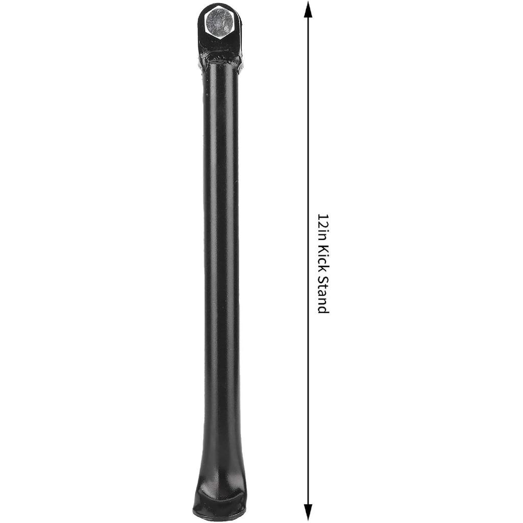 Aramox 12in Kick Stand with Spring Fit for SDG SSR Dirt Pit Bike, Steel Alloy Replacement Accessory