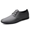 Fashion Spring Autumn Leather Oxford Shoes Business Men Walking Footwear Soft Casual Shoes Handmade Comfy Formal Dress Footwear Sneakers