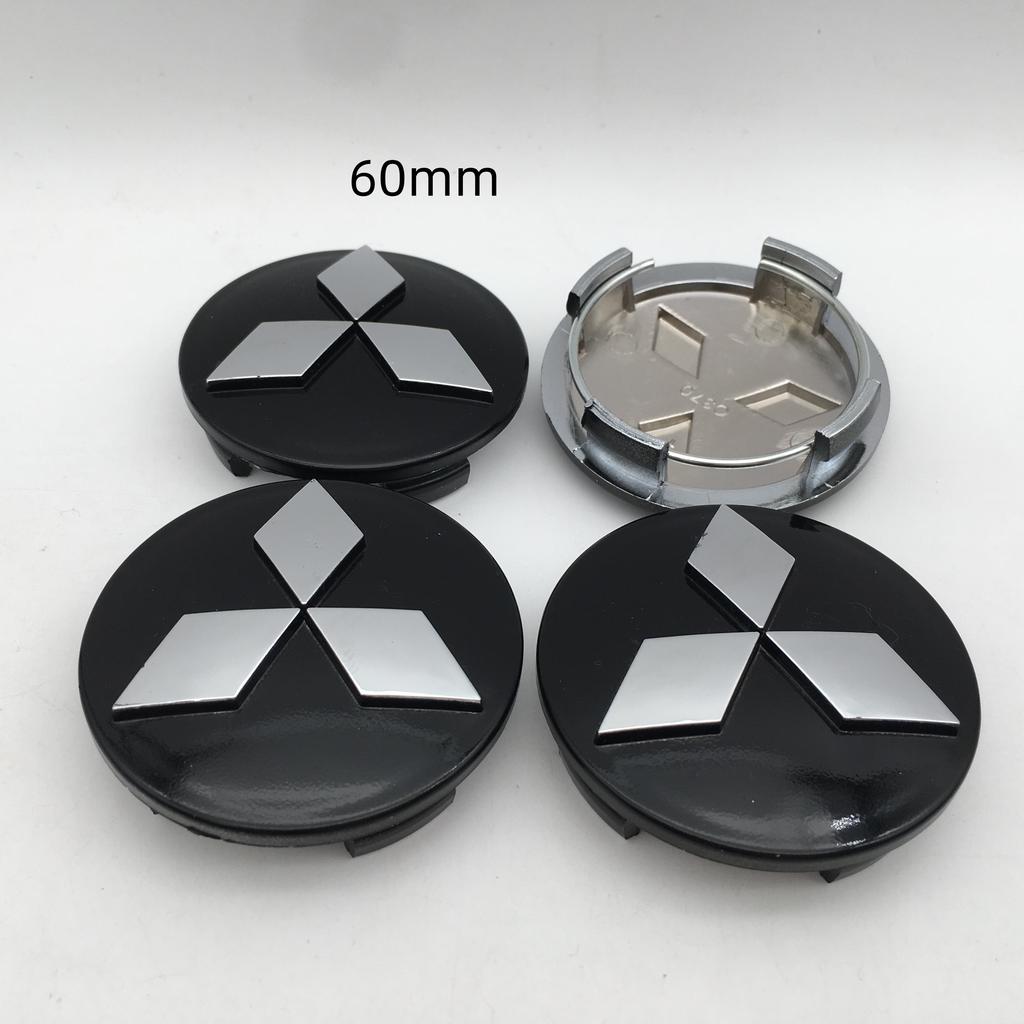 4pcs 3D 60mm 81mm for Mitsubishi Car Wheel hub emblem Center Cap Badge covers sticker Decals styling auto Accessories