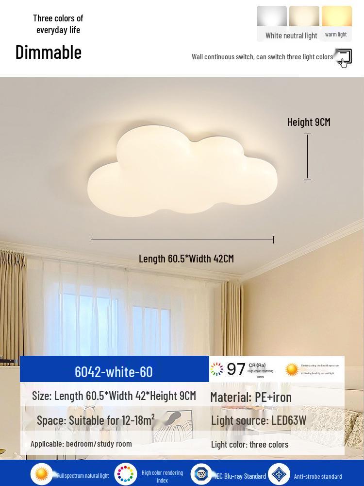 Warm Romantic Solid Wood Flower Ceiling Light for Children's or Master Bedroom