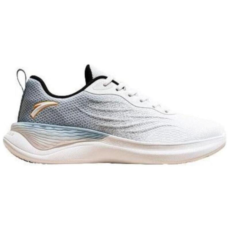 Anta Cushioning Wear-Resistant Low-Top Training Shoes Men's White Gray Sneakers 112417790-2