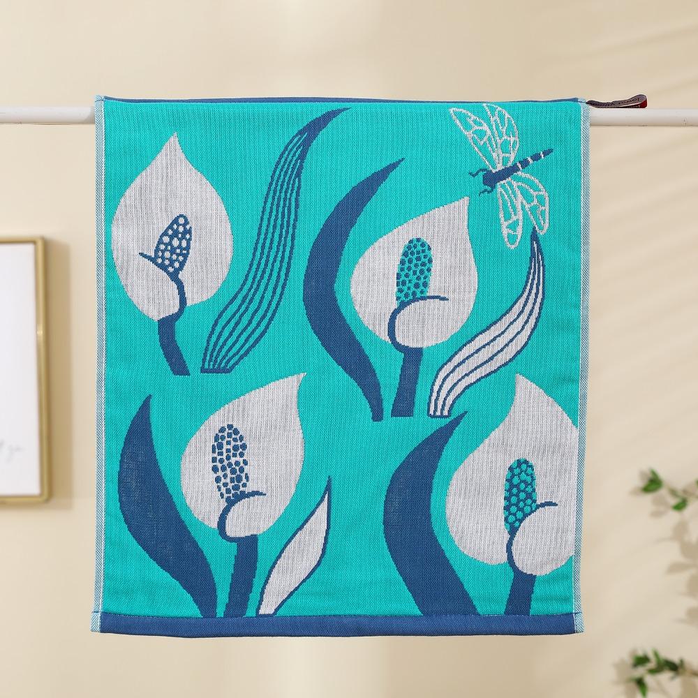 New 34x40cm Large Hand Towel Quick Dry 4 Layer Cotton Gauze Pure Cotton Dish Cloth Decorative Tea Towel Home Restaurant