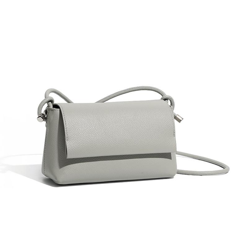 Top Layer Cowhide Hundred Styles Fashionable Women's Bag 2025 New Style Small Popular Single Shoulder Underarm Small Bag