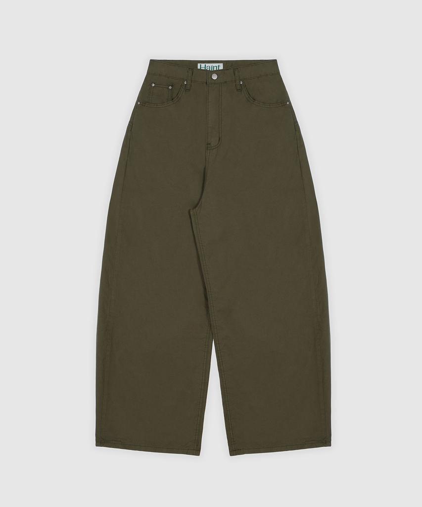 HAINT Vellon Crinkle Balloon Pants 3Col_Khaki