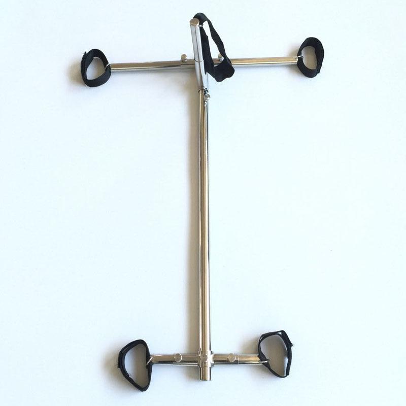 BDSM Bondage Frame Stainless Steel Restraint Rack SM Props Slave Collar Handcuffs Couples' Roleplay Sex Games Adult Sex Toy
