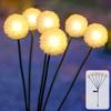 Löwenzahn Solarleuchten-Set Gartendekoration Warmfarbige LED-Leuchten Außen Wasserdicht Sonnenschutzstoff Gartendekoration Feiertagsgeschenk