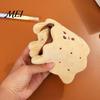 Durable Plush Storage for Pens Cookie Shape Stationery Bag, Soft Stuffed Biscuit Pencil Portable Zippered Makeup Bag Case, Large Capacity Cosmetic