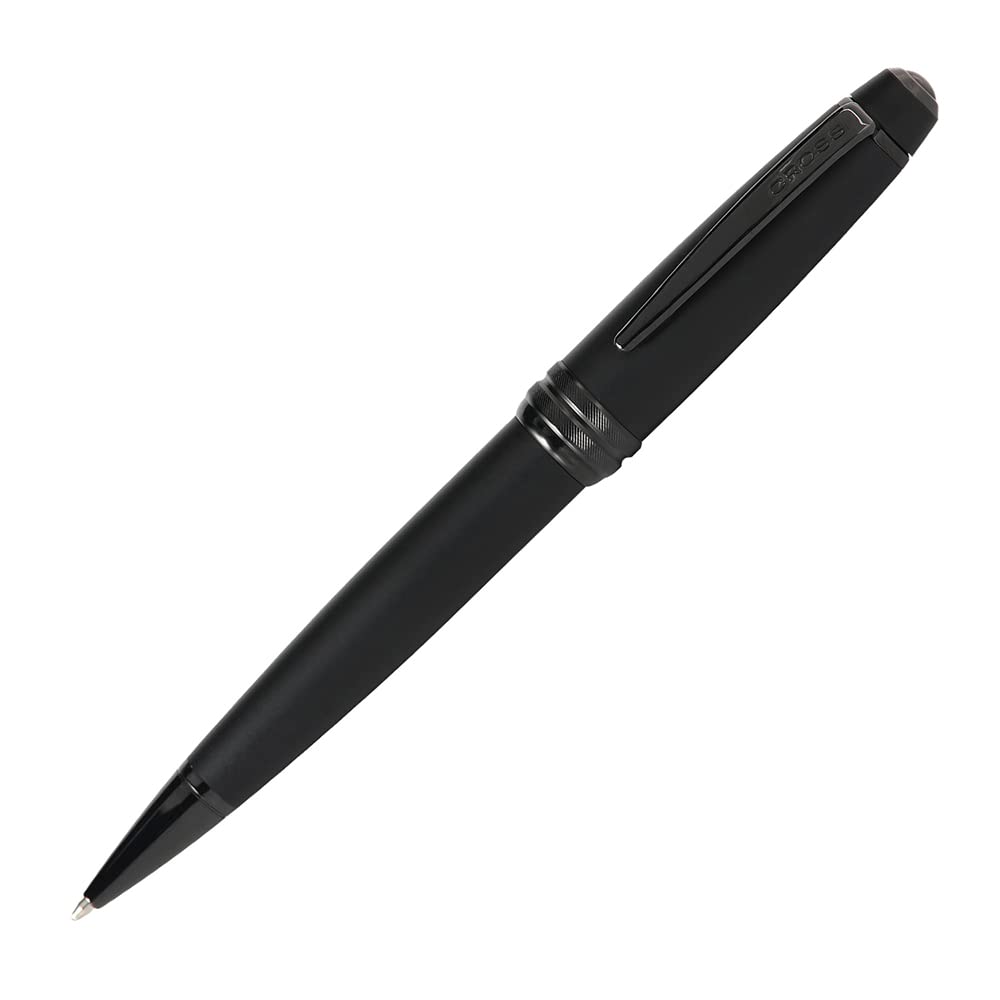 CROSS Bailey Matte Black Lacquer Ballpoint Officially Imported Pen, Oil-Based, NAT0452-19,