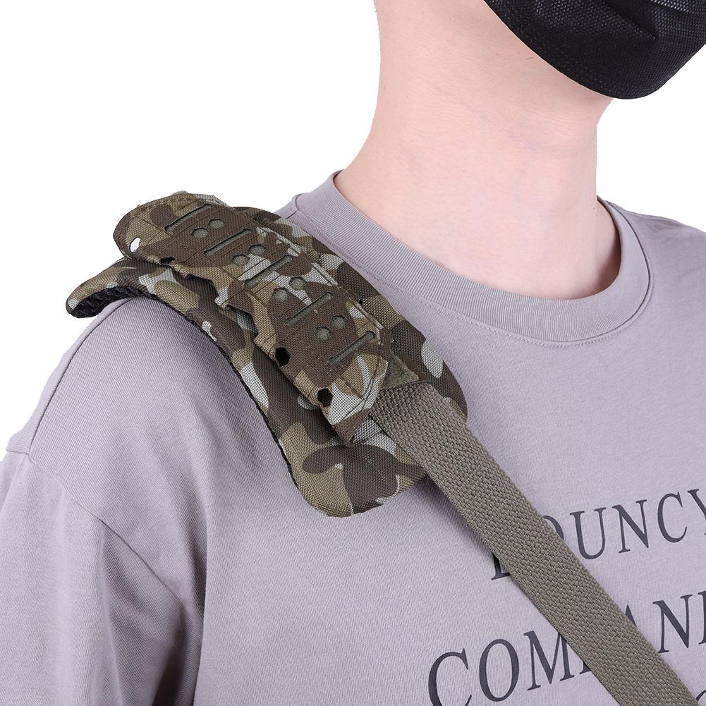 Tactical Vest Shoulder Pad Shoulder Strap Pad Laser Cutting Outdoor Tactical Shoulder Pad Breathable for Hunting Vest