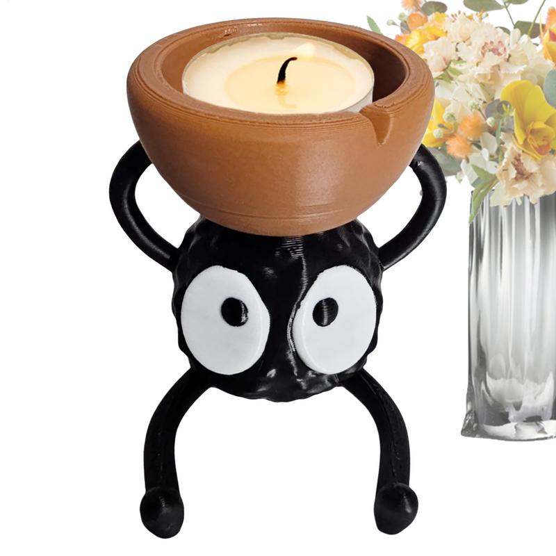 Cute Candlestick Holders Tea Light Candle Holder Cute Briquette Candle Stand 3D Printed Candlestick Candle Holder Decoration United States