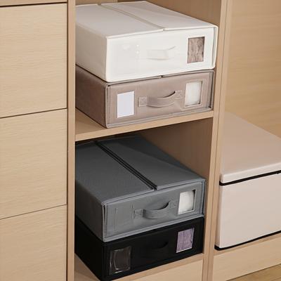 1pc Bed Linen Organizer, Foldable Bedding Organizer, Foldable Window Storage Box, Suitable for Bed Linen, Quilt Set