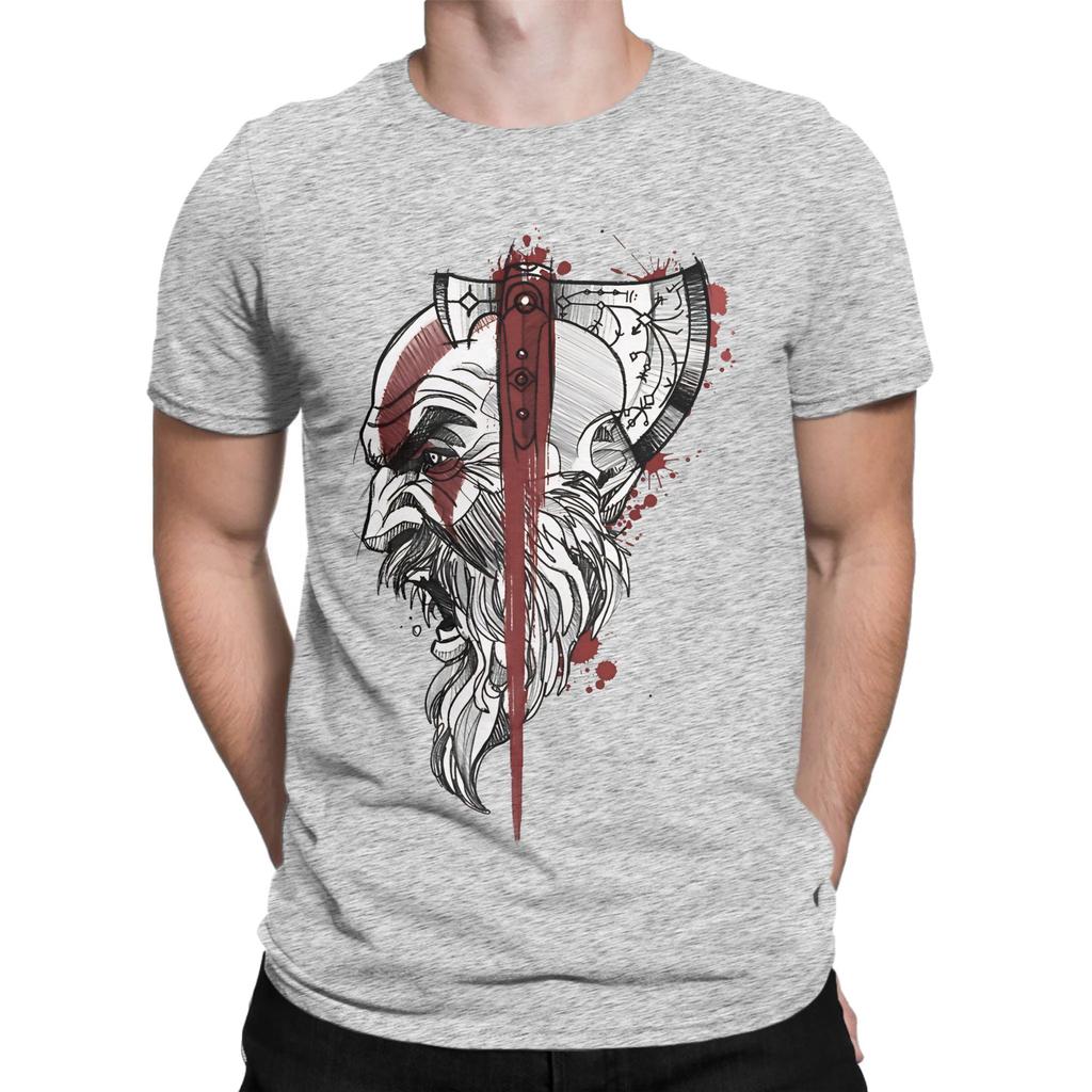 God Of War In My Sketch Style Funny 100 Cotton Tshirt God Of War Tees Tops For Unisex