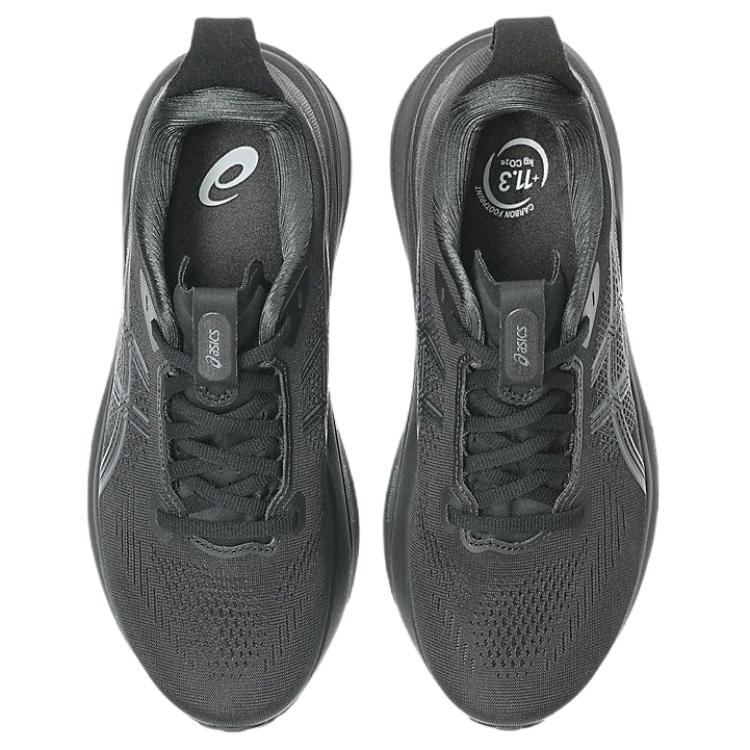 Asics Atmungsaktive Stütze Rückprall Laufschuhe Damen Schwarz 1012B939-001
