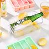 3 Grid Giant Silicone Ice Cubes Long Strip Square Whiskey Ice Tray Mold Non-Toxic Durable Ice Mold Barware Kitchen Tool Set