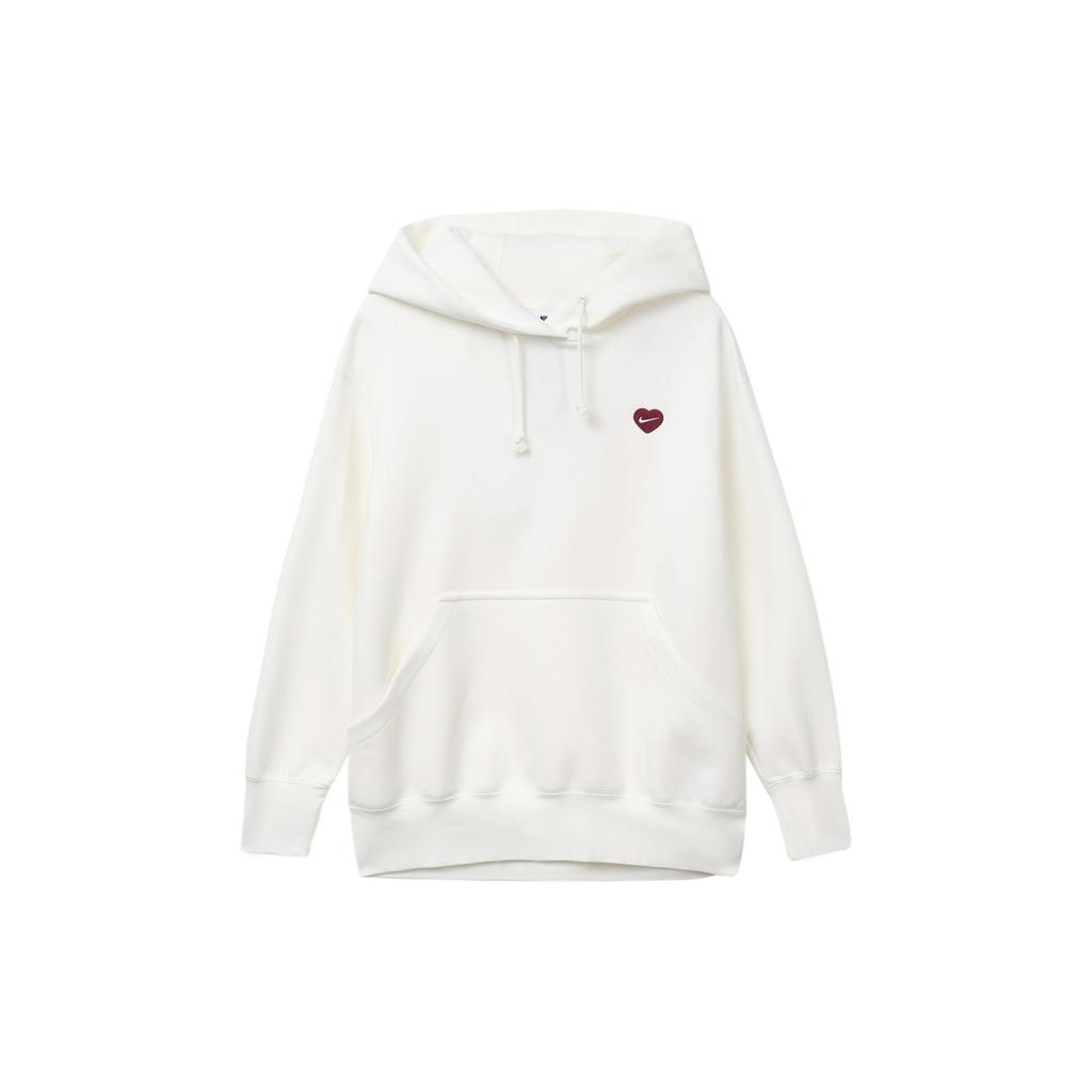 Nike Sweatshirts Women's Sail White Hooded Moderate Regular FD9932-133