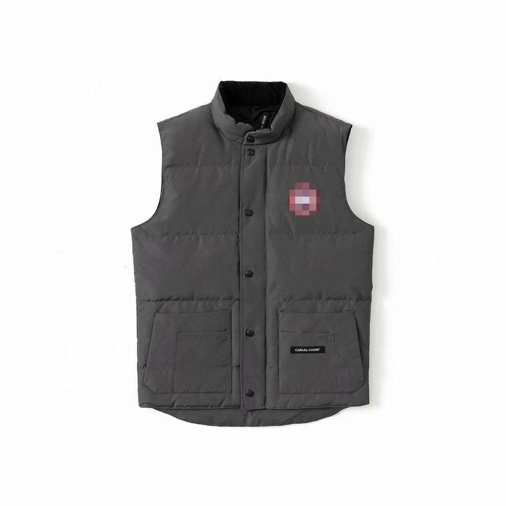 08 Stil Canada Goose Daunenweste: Stehkragen Unisex Ärmellose Oberbekleidung - Wasserdicht, Warm mit Schulterpolstern.