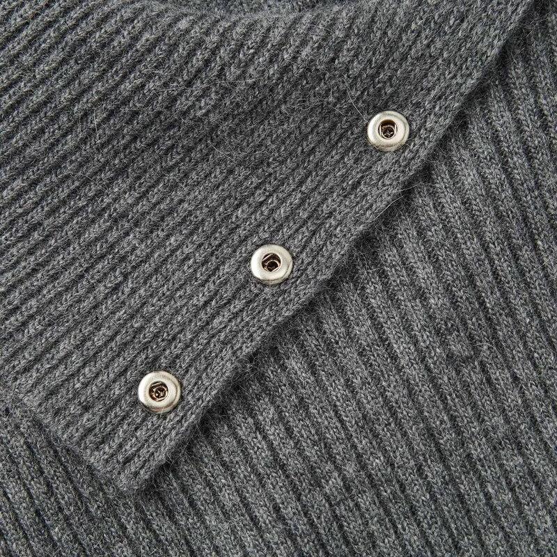 EICHITOO Women's Two-Way Collar Knit Top