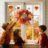 Kerzenkranz Künstlicher Kranz für Thanksgiving Erntedankfest Kürbis Sonnenblume Kerze Kerzenständer Kranz Dekoration Zubehör