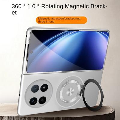 Rotatable Metal Bracket Holder Magnetic Attachment Ring Case For VIVO X Fold 5 Fold5 X Fold3 Pro Fold 3 Slim Protect Cover
