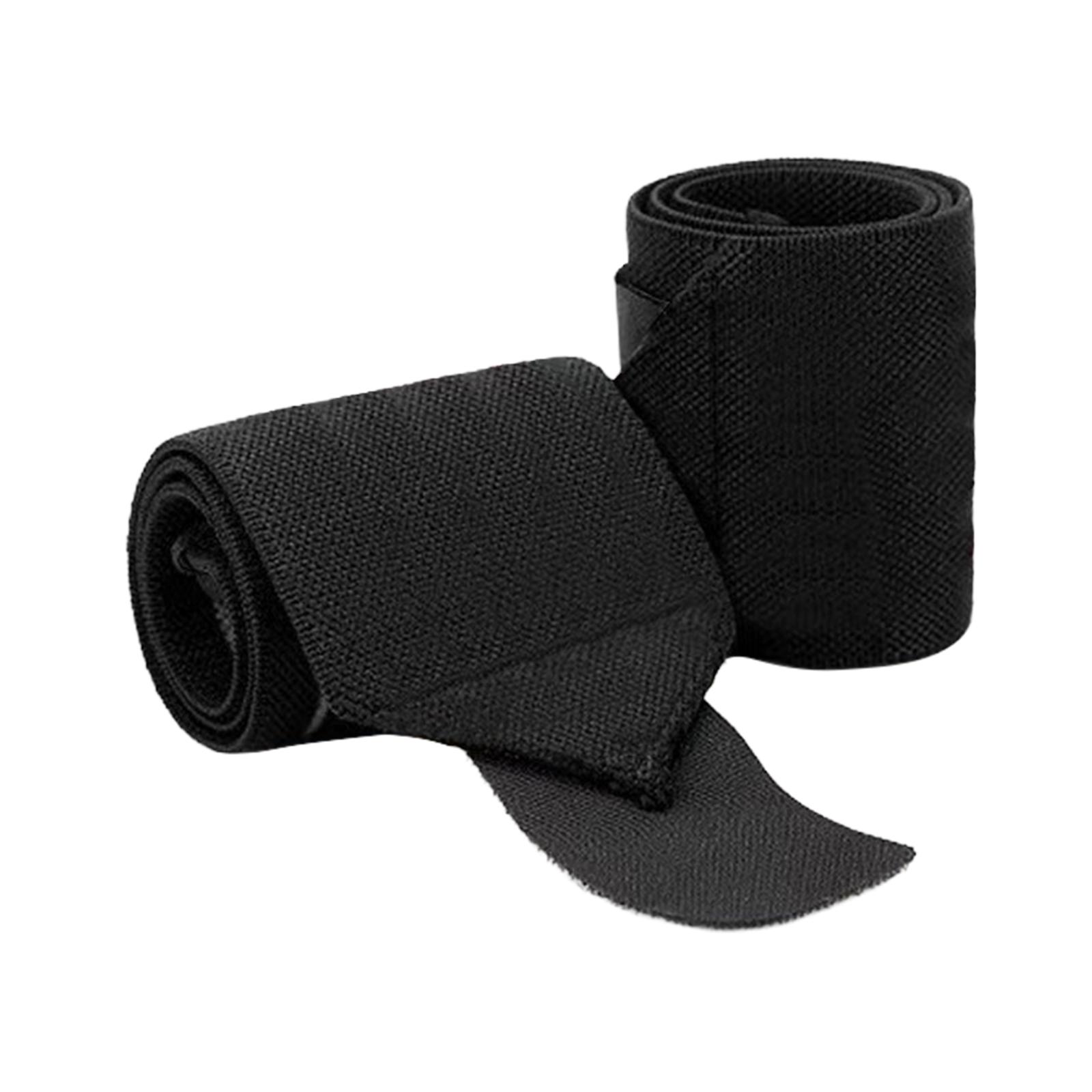 

1Pair Adjustable Wrist Straps Men And Women Elastic Wristband Fixers Of Athletes Powerlifting Bandages Weightlifting Wristbands