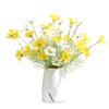 1/5Pcs White Daisies Artificial Flowers Bouquet Fake Flowers Garden Home Room Decor Party Wedding Decoration DIY Vase Ornament
