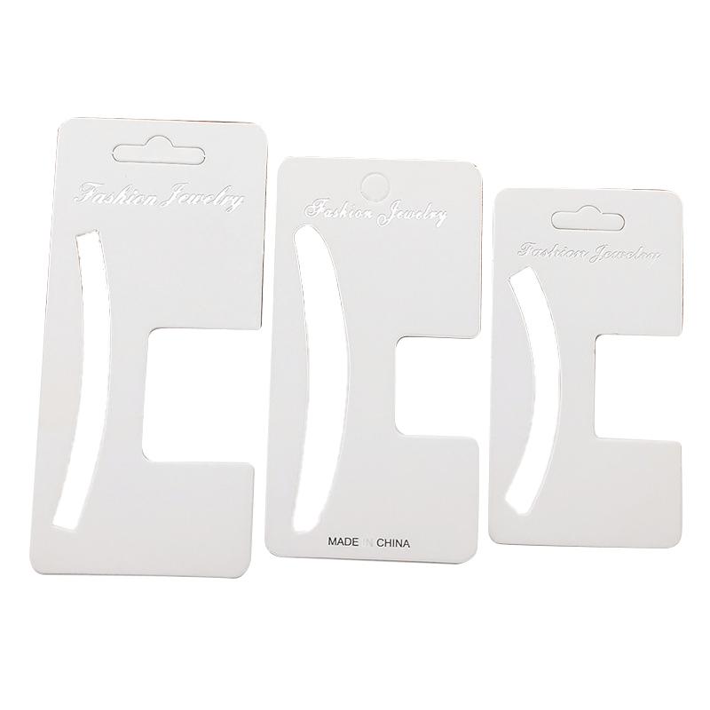 50Pcs Display Cards For Hair Claw Clip Paper Card Headdress Card Hang Tag Card