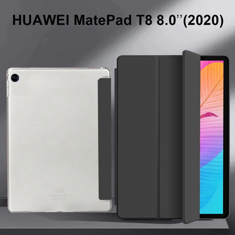 Buy For Huawei MatePad T8 8.0 Case Three Fold Tablet Cover for Huawei