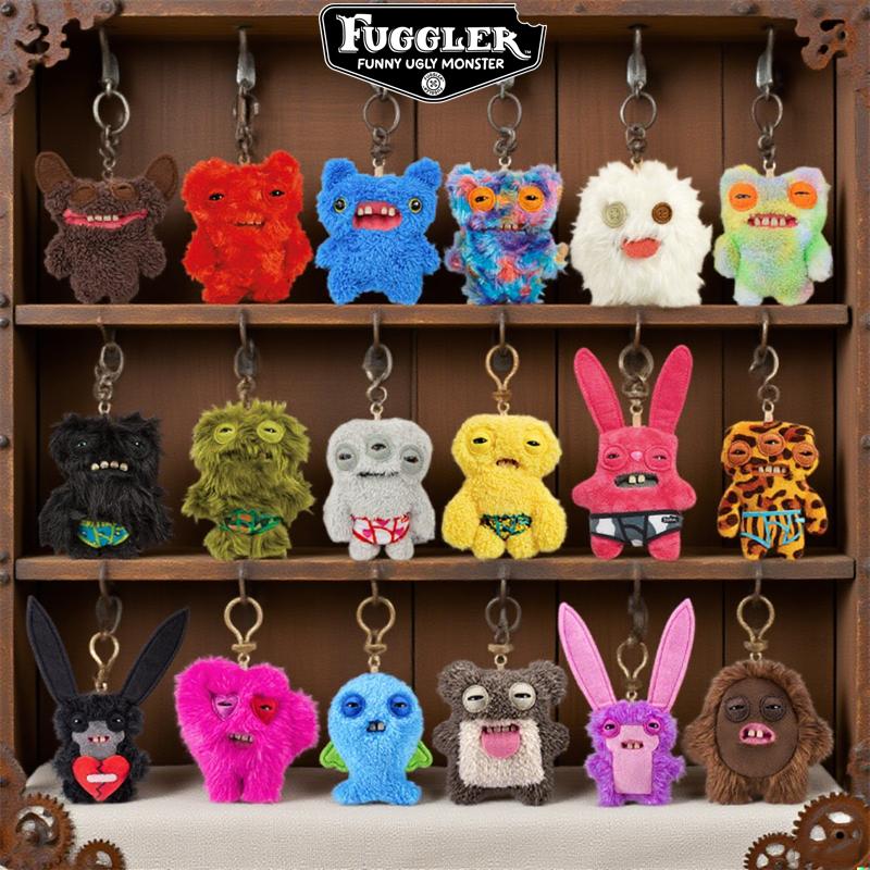 Fuggler Příšerky se škaredými zuby Plyšové hračky Klíčenky Fugglers Širokooký podivín Rozzlobený mimozemšťan Králík Panenky Peluche Přívěsky