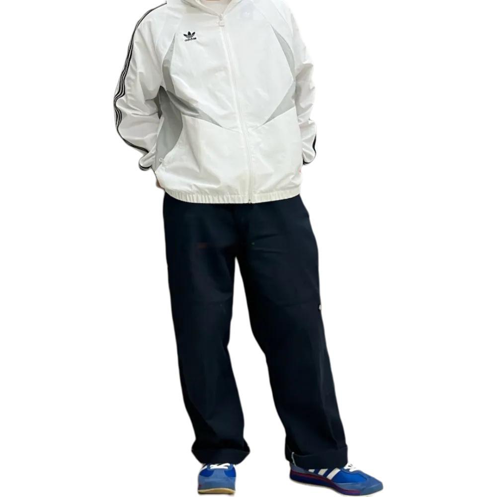 adidas Originals Retro Sports Stand Collar Jackets Men's White JF8737