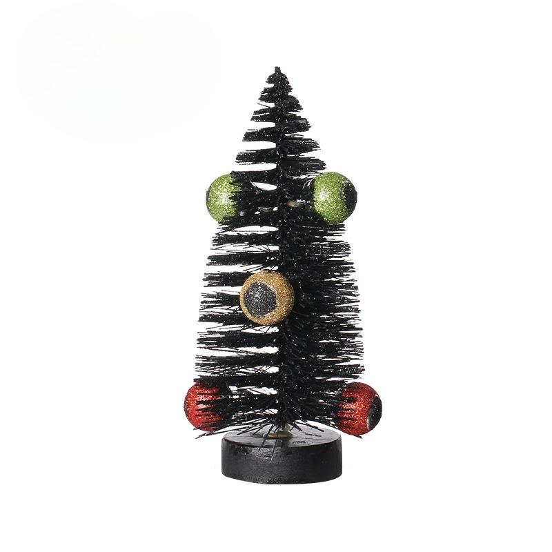 Halloween Decorations - Mini Scary Eyeballs Decorative Tree - Halloween-themed Party Props for The Tabletop