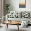 4pcs/set Lilies and Butterflies Cushions Pillowcase Polyester Cushion Cover Throw Pillow Pillowcover Home Car Sofa Decor