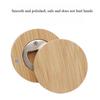 Beer Bottle Opener Portable Round Shape Bamboo Opener Fridge Magnet Bar Beverages Gadgets Wedding Home Party Tools
